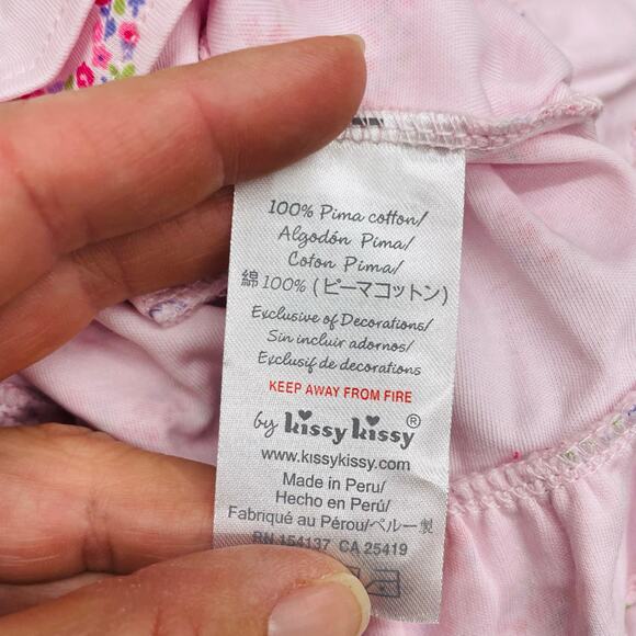 NWT Kissy Kissy 0-3M Hearts a Bloom Legging Set - Picture 6 of 6